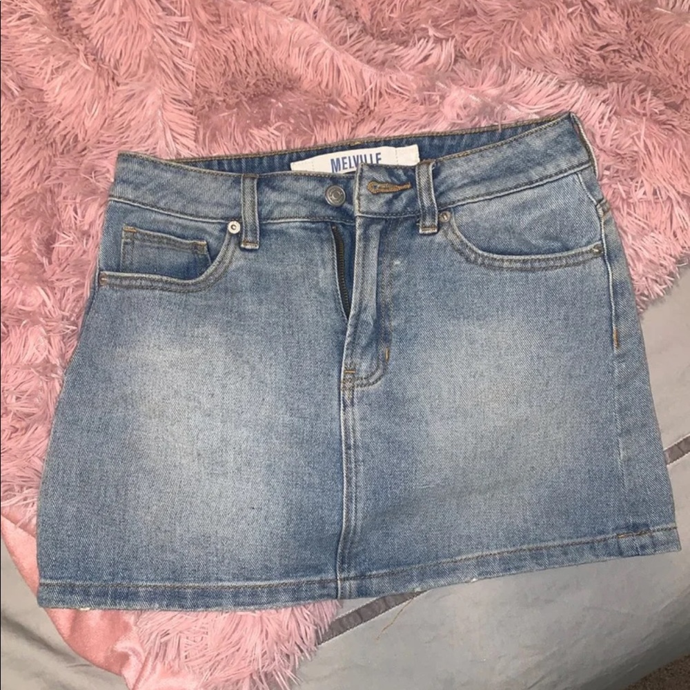 brandy melville denim skirt